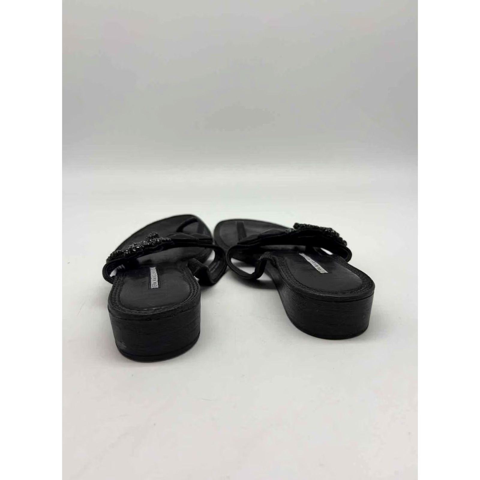 Vera Wang Vera Wang Lavender Black Size 8 Thong Sandals Size US 8 / IT 38 - 3 Thumbnail