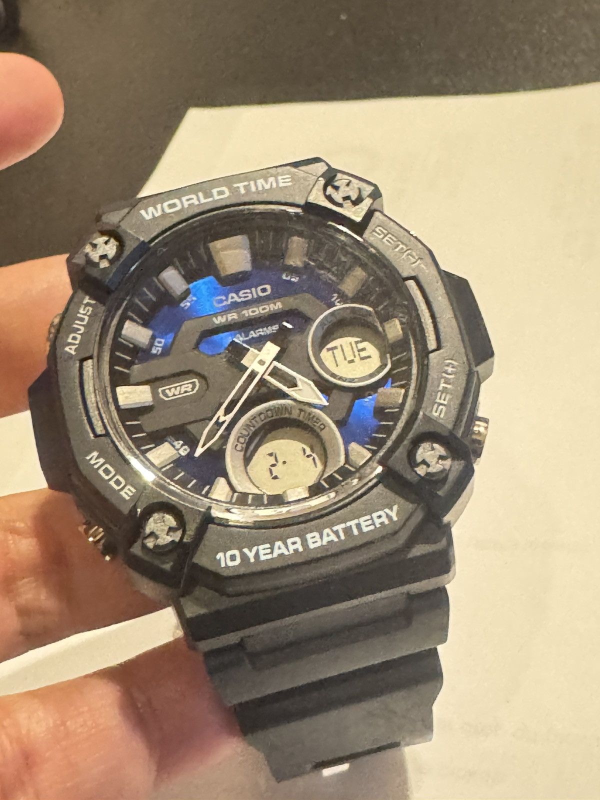 Casio Casio Watch for Men / Teen Size 40 - 12 Thumbnail