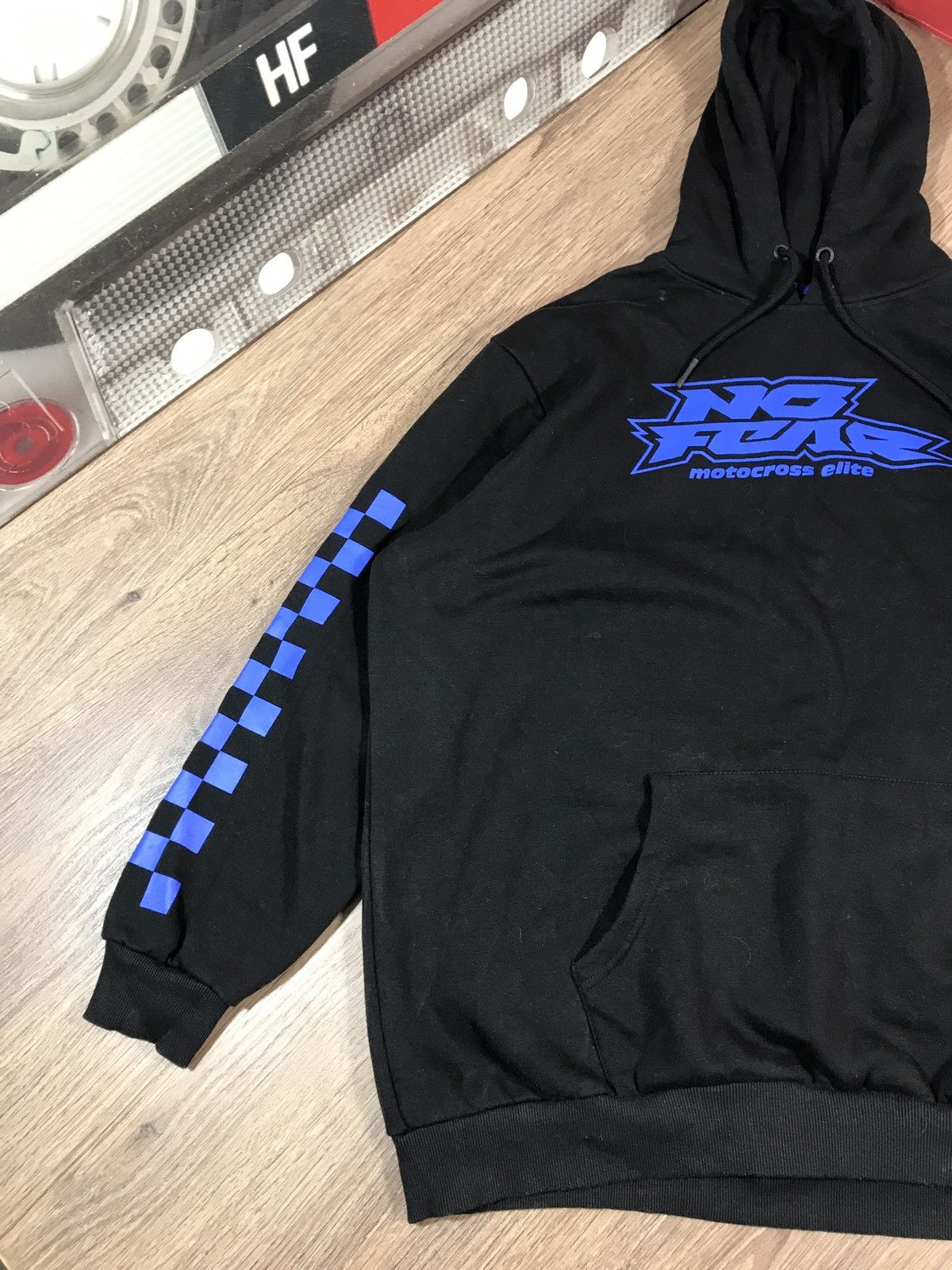No Fear × Vintage No Fear Motor Sports Big Logo Hoodie Size US XXL / EU 58 / 5 - 3 Thumbnail