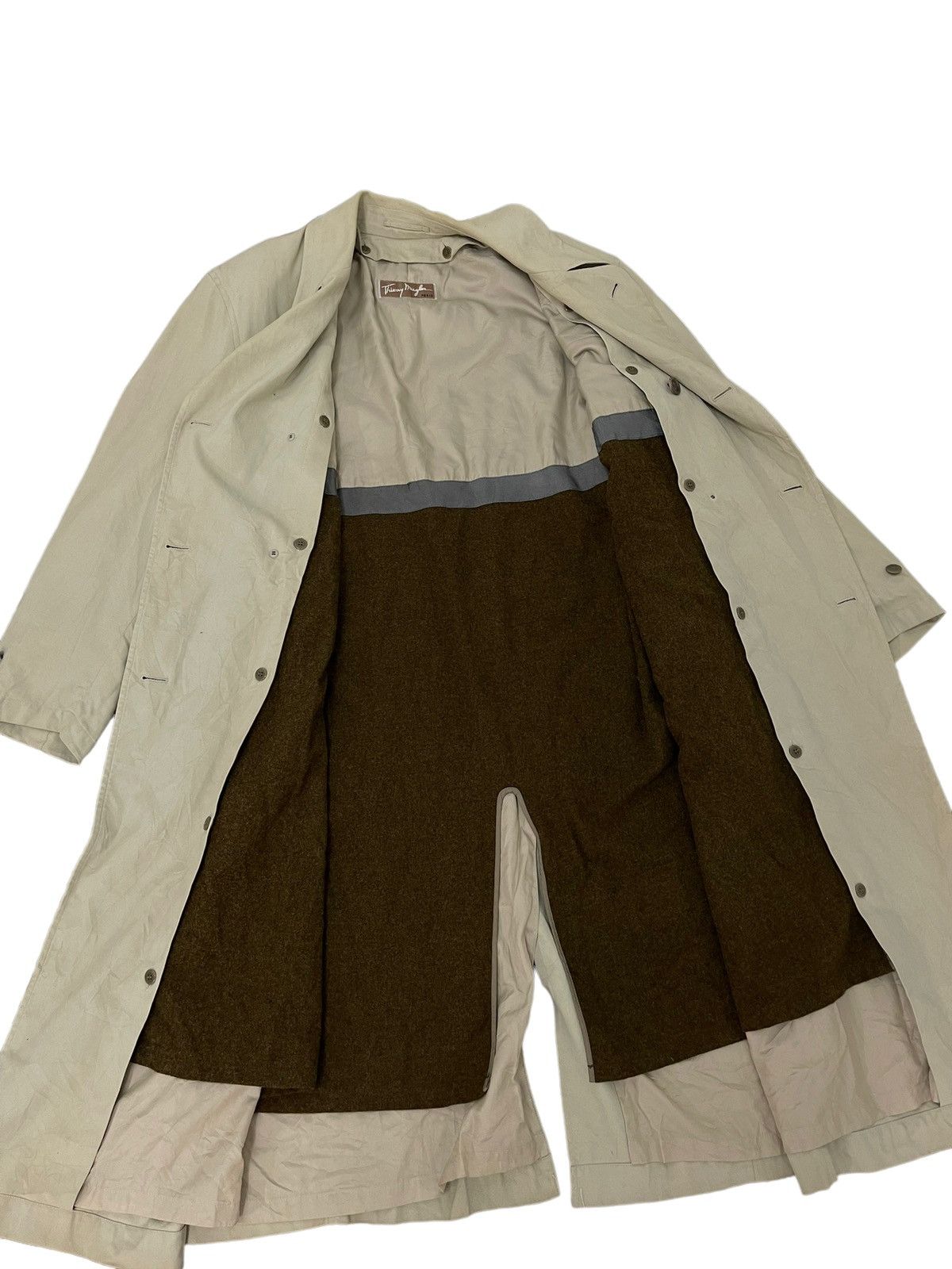Thierry Mugler Vintage 90s Thierry Mugler Trench Coat 5🟩1 Size US L / EU 52-54 / 3 - 10 Thumbnail