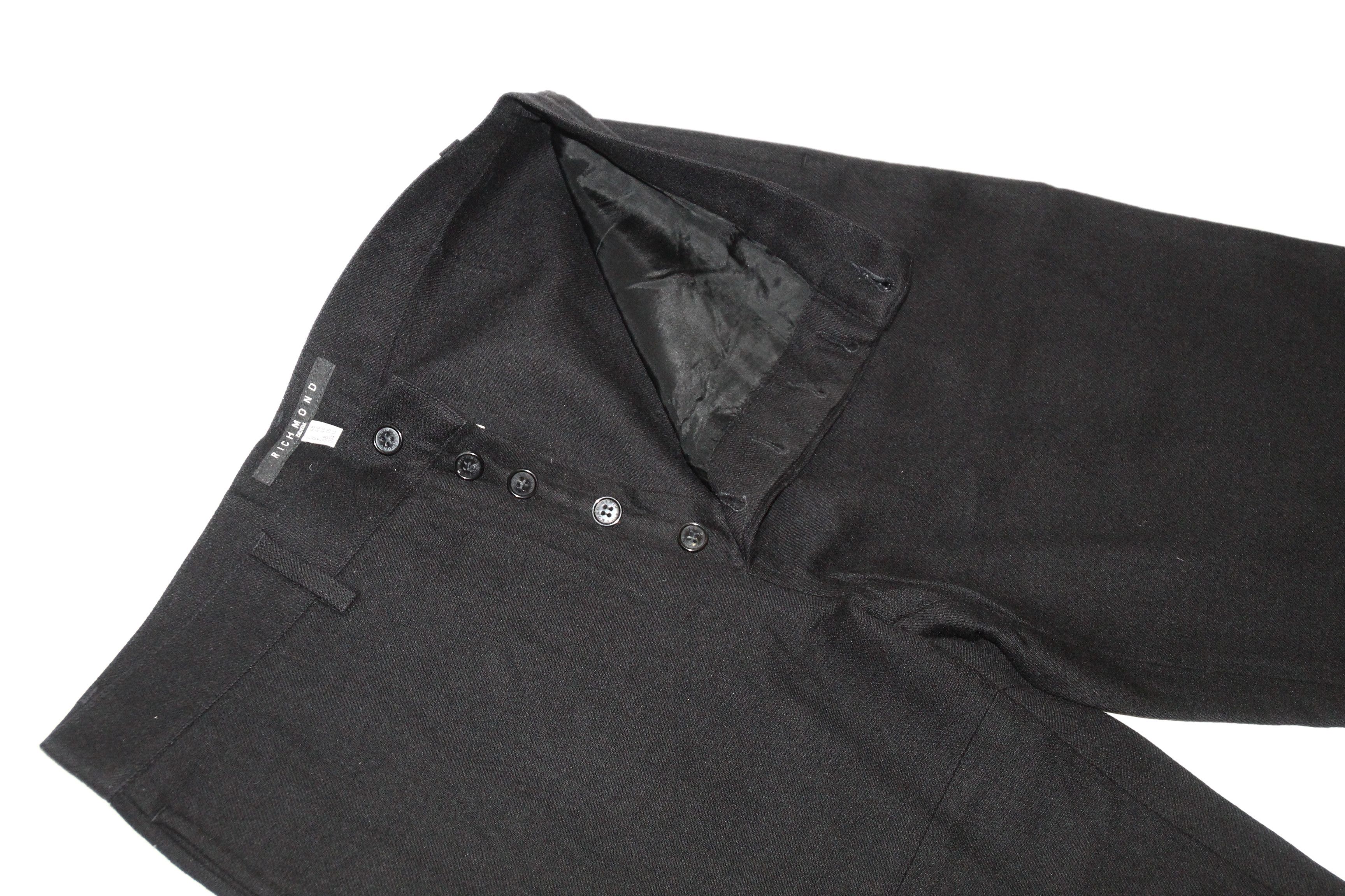 John Richmond Richmond Dnm col.990 Cotton Lining Wool Cargo Trousers Size US 32 / EU 48 - 7 Thumbnail
