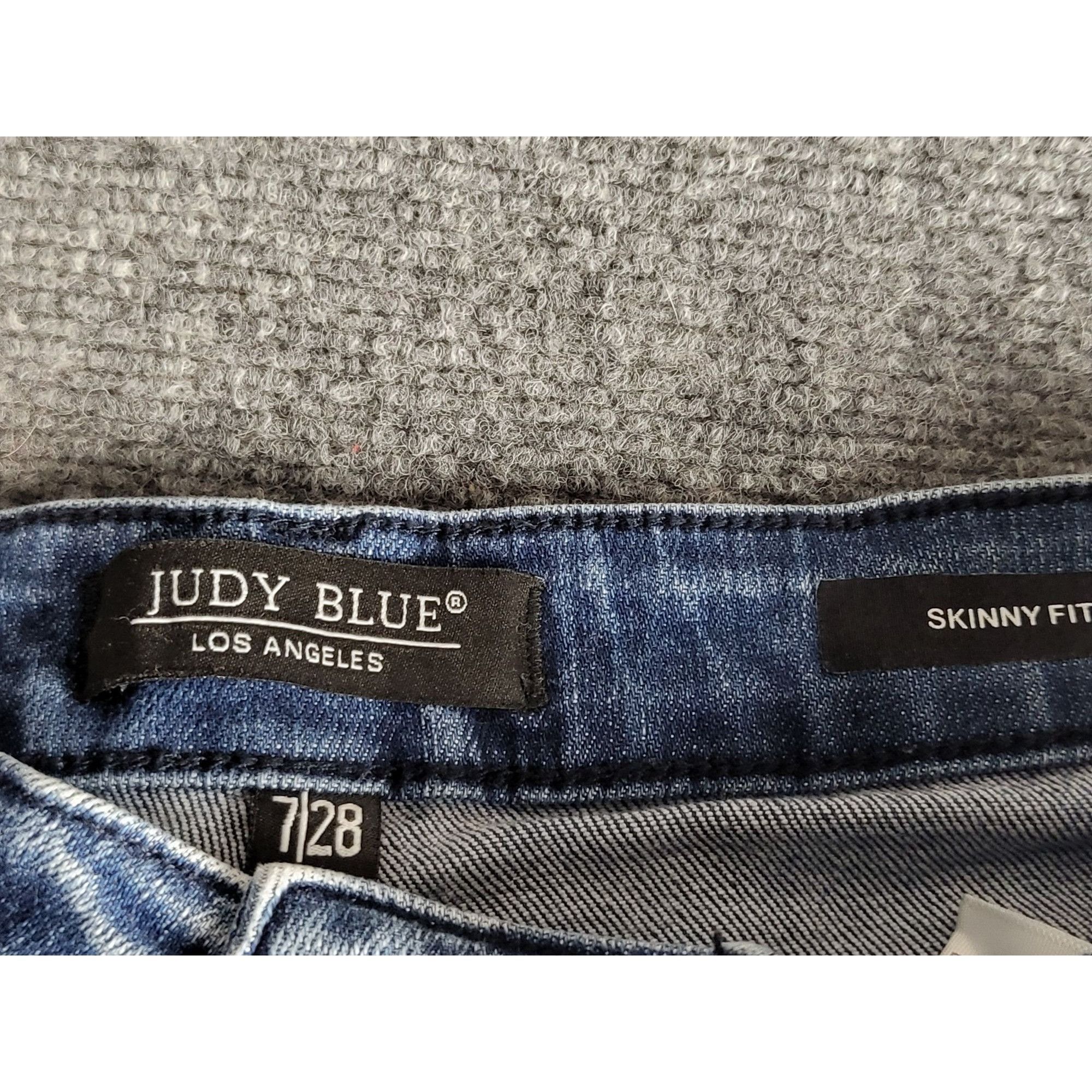 Judy Blue Judy Blue Los Angeles Jeans Women Sz 7/28 Skinny Fit Distres Size 28" / US 6 / IT 42 - 6 Thumbnail