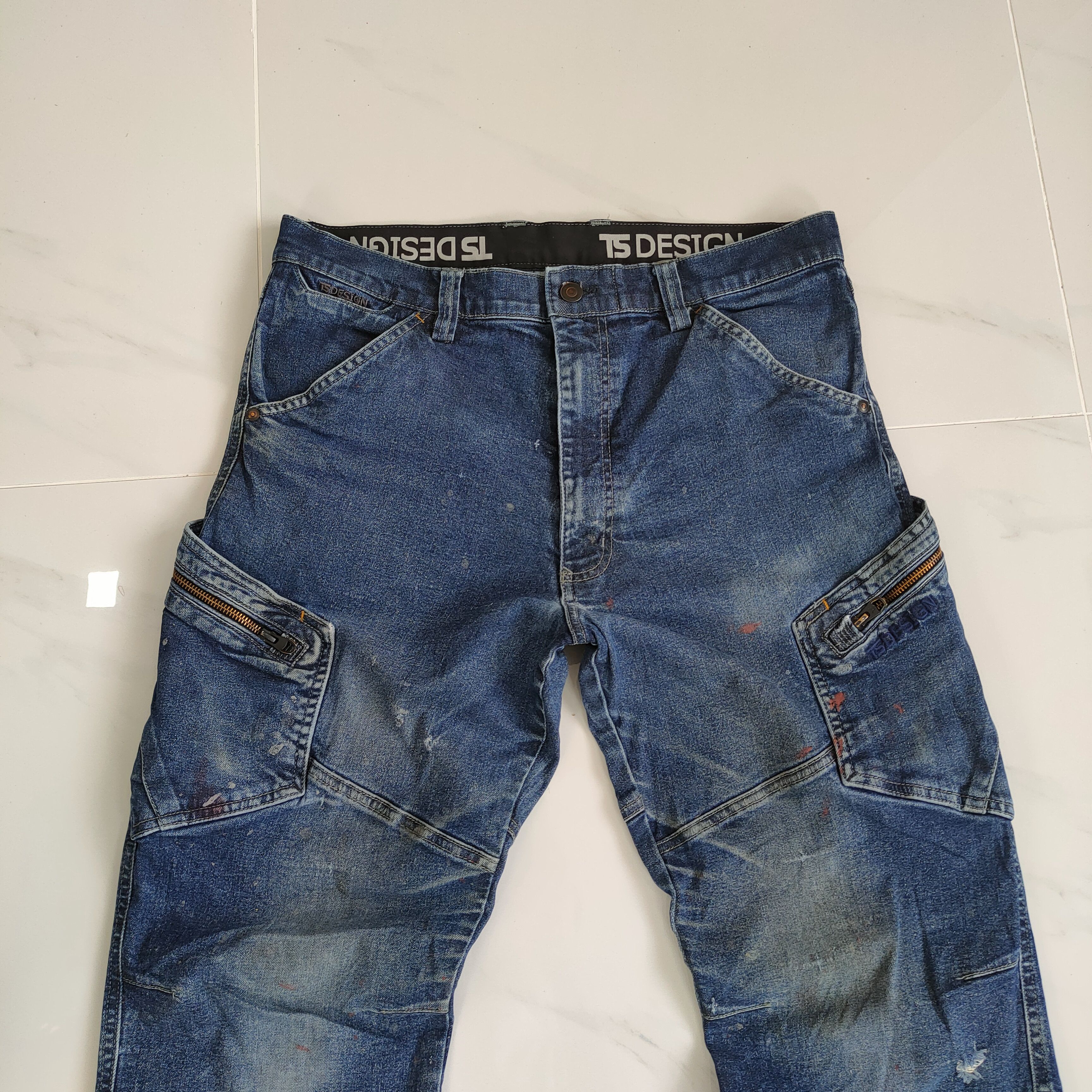 Japanese Brand × Vintage VINTAGE JAPANESE DOUBLE KNEE DISTRESSED CARGO PANTS Size US 34 / EU 50 - 2 Thumbnail