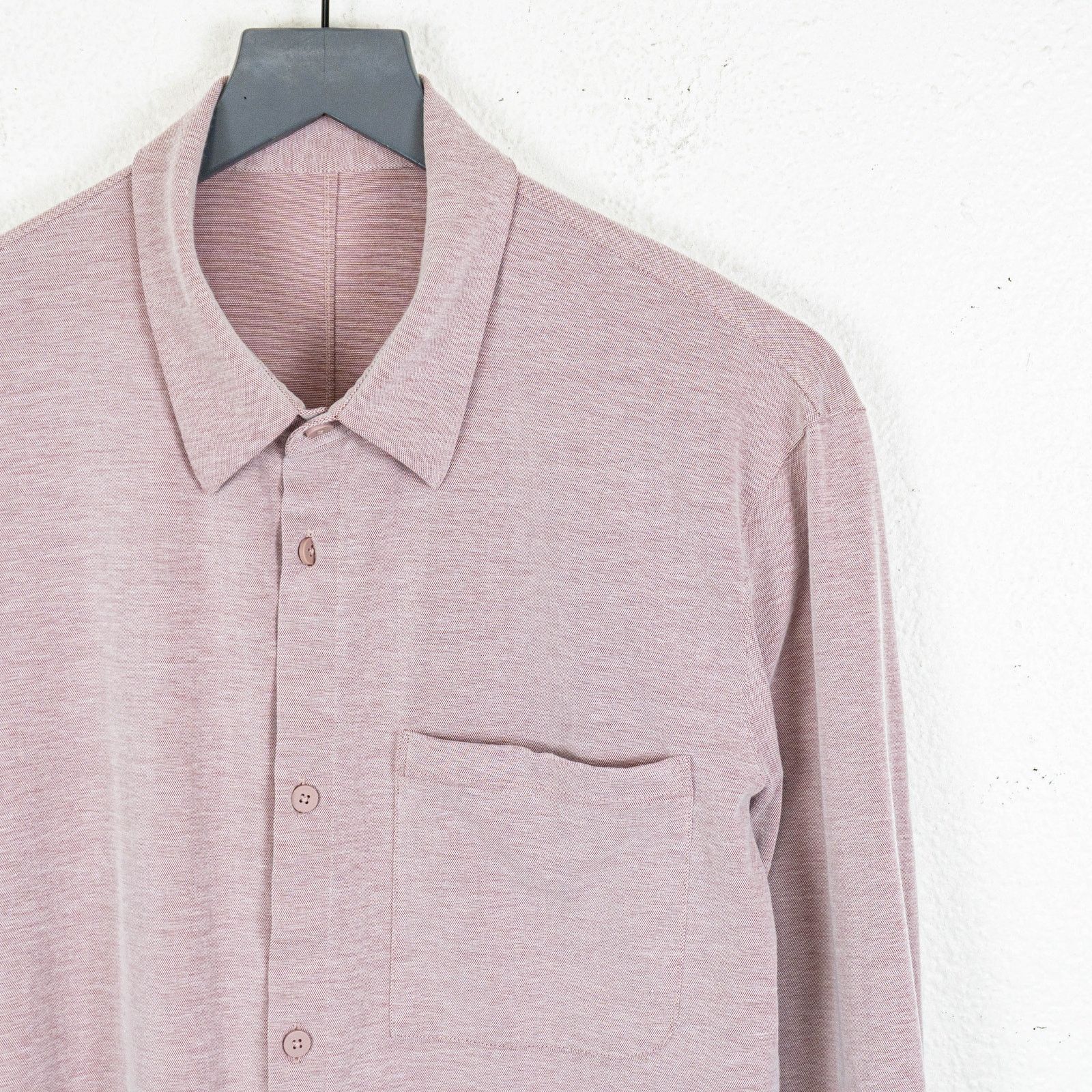 Lululemon Lululemon Commission Long Sheeve Shirt button up Brier Rose Size US L / EU 52-54 / 3 - 3 Thumbnail