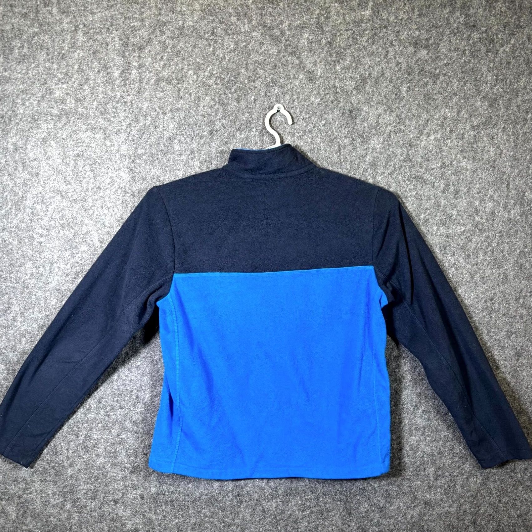 Lands' End Lands' End Sweatshirt Mens Medium Navy Blue Fleece 1/4 Zip Hiking Outdoor 38-40 M Mens Size US M / EU 48-50 / 2 - 2 Thumbnail