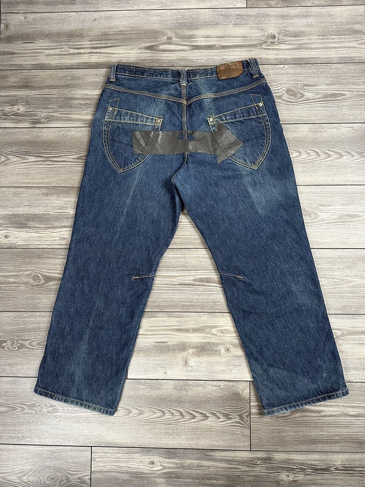 JNCO × Rocawear × Vintage Crazy Vintage Y2K Rocawear Baggy Jeans Size US 36 / EU 52 - 2 Thumbnail