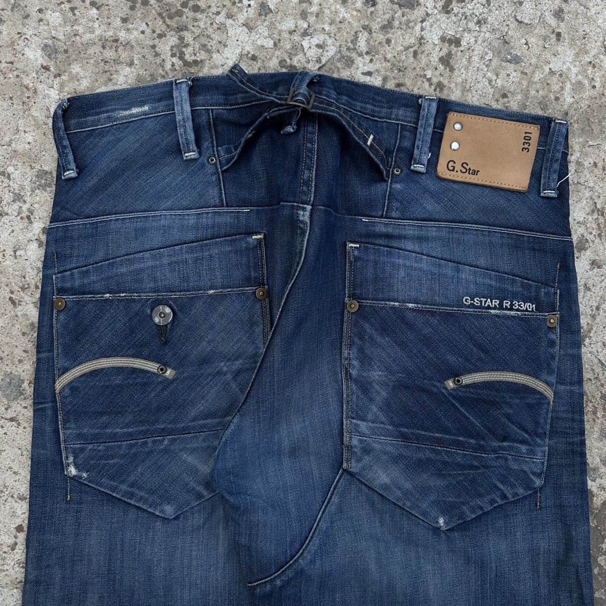 G-Star Vintage G Star Raw 3301 Jeans W34xL34 Pants Crazy Fit Y2K Size US 34 / EU 50 - 17 Thumbnail