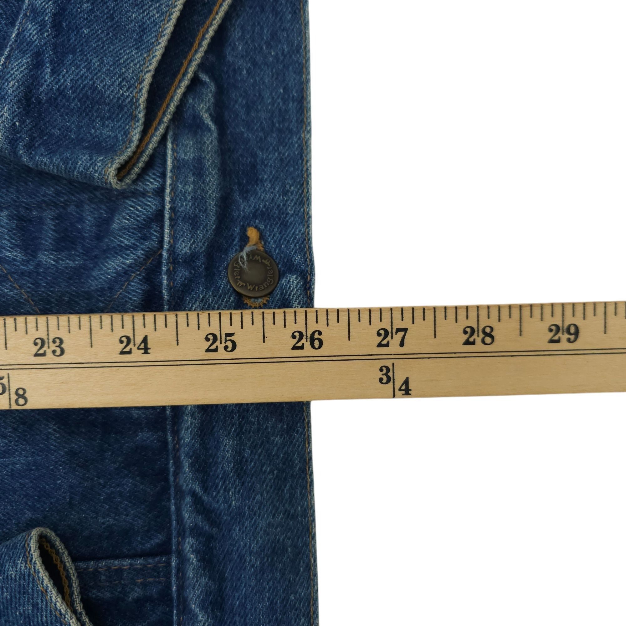 Wrangler Wrangler Western Denim Jacket Womens Size L DIY Hand Painted Size L / US 10 / IT 46 - 24 Thumbnail