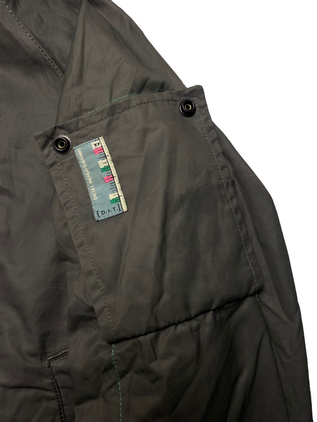 Diesel 2000s Diesel - Window Pocket Bomber Jacket Size US M / EU 48-50 / 2 - 7 Thumbnail
