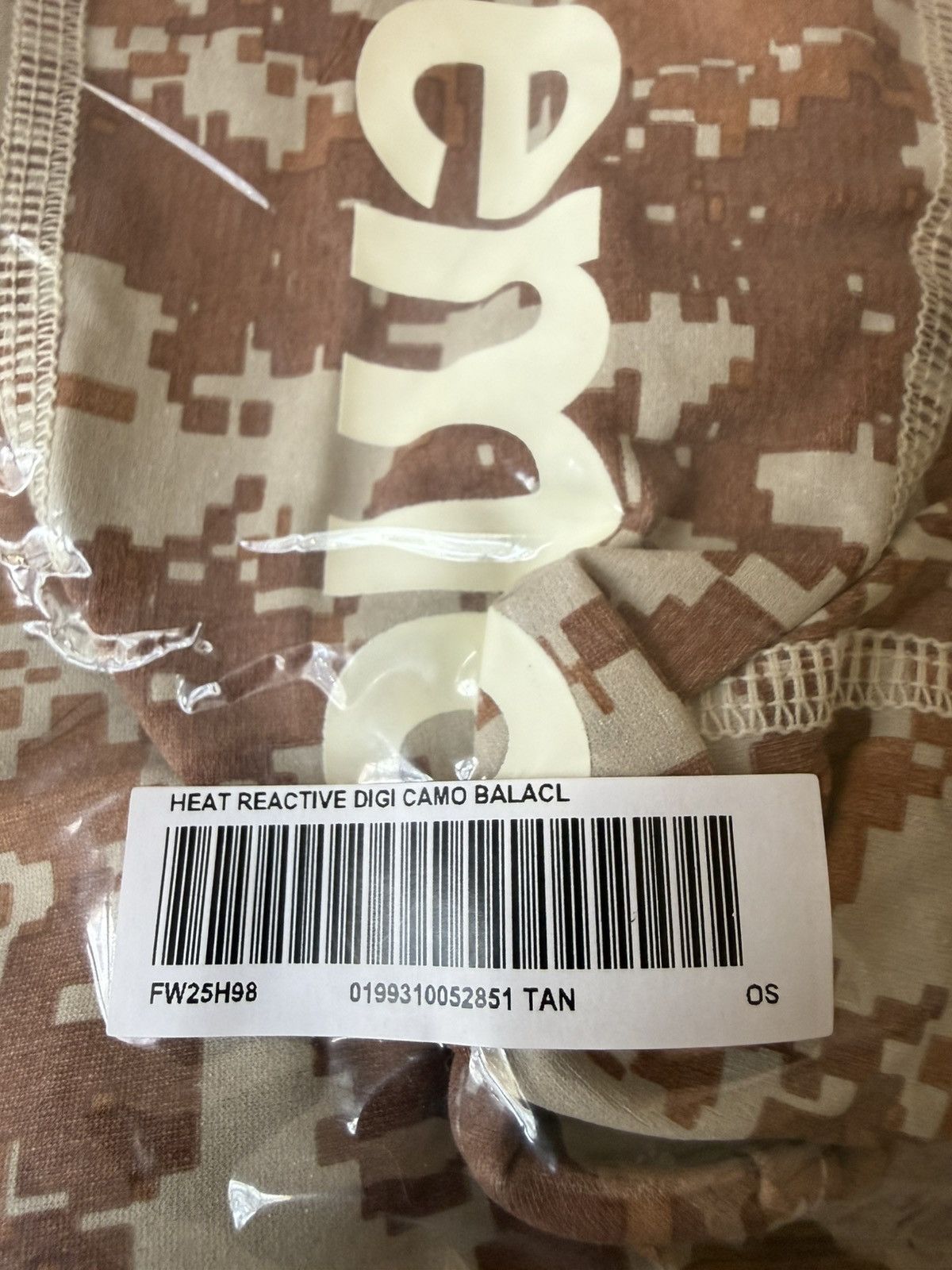 Supreme Supreme (FW25) Heat Reactive Digi Camo Balaclava Tan Size ONE SIZE - 2 Thumbnail