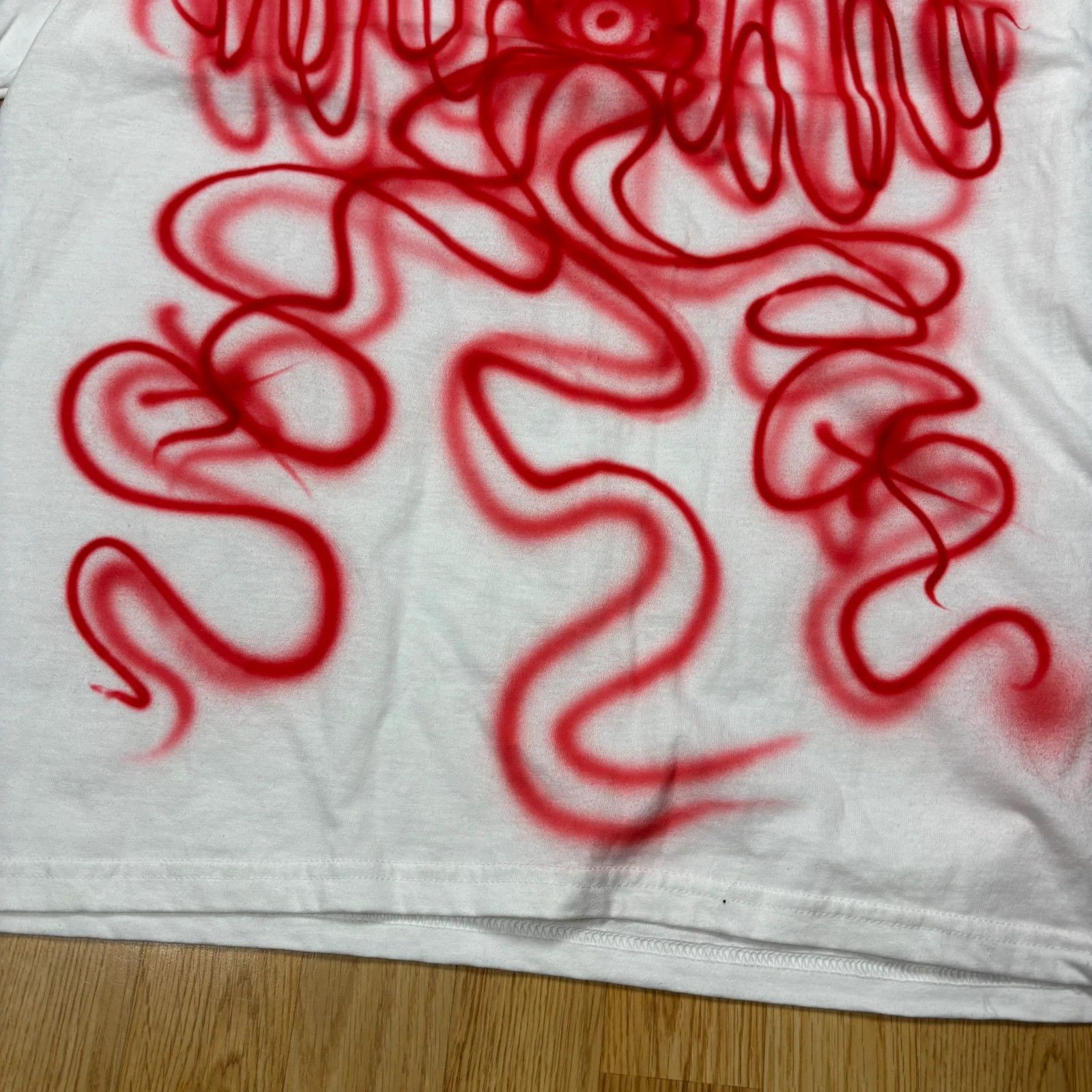 Japanese Brand Custom Airbrush Graphic T-Shirt XL Size US XL / EU 56 / 4 - 3 Thumbnail