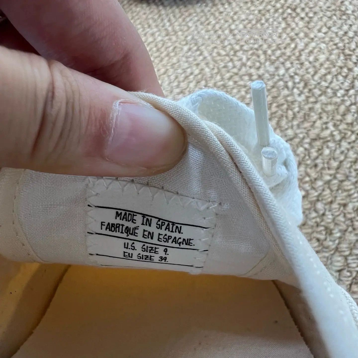 Thom Browne TB Heritage Off-White Beige Size US 9 / IT 39 - 8 Thumbnail
