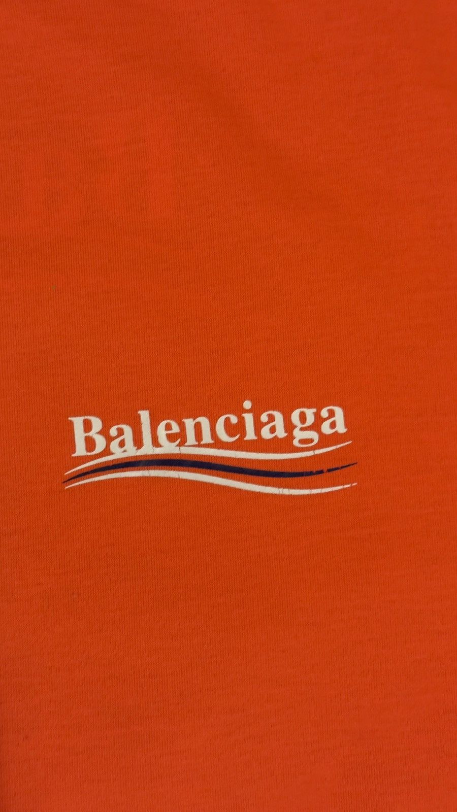 Balenciaga Balenciaga Political Campaign T-Shirt Orange Fluo Size US XS / EU 42 / 0 - 4 Thumbnail
