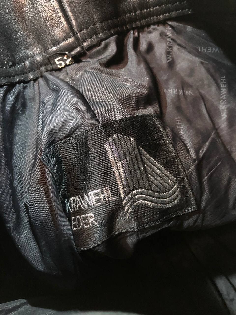 Leather × Vintage Krawehl Leather Moto Racing Pants Vintage Size US 33 - 8 Thumbnail