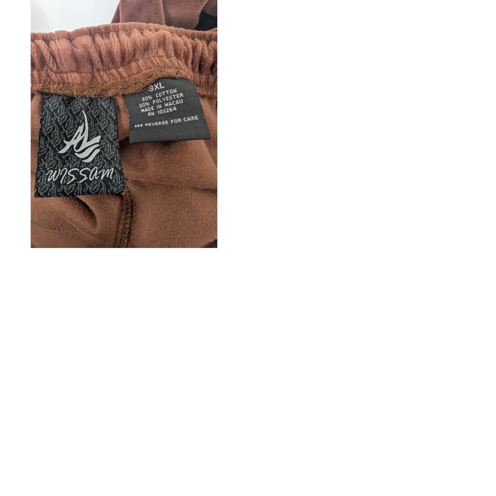 Velour VINTAGE Al Wissam Tracksuit Velour Brown Beige 3XL Men Hip Hop Streetwear Jacket Pants Set Velour Insulated Long Sleeve Brown Big & Tall Mens Size US 39 - 12 Thumbnail