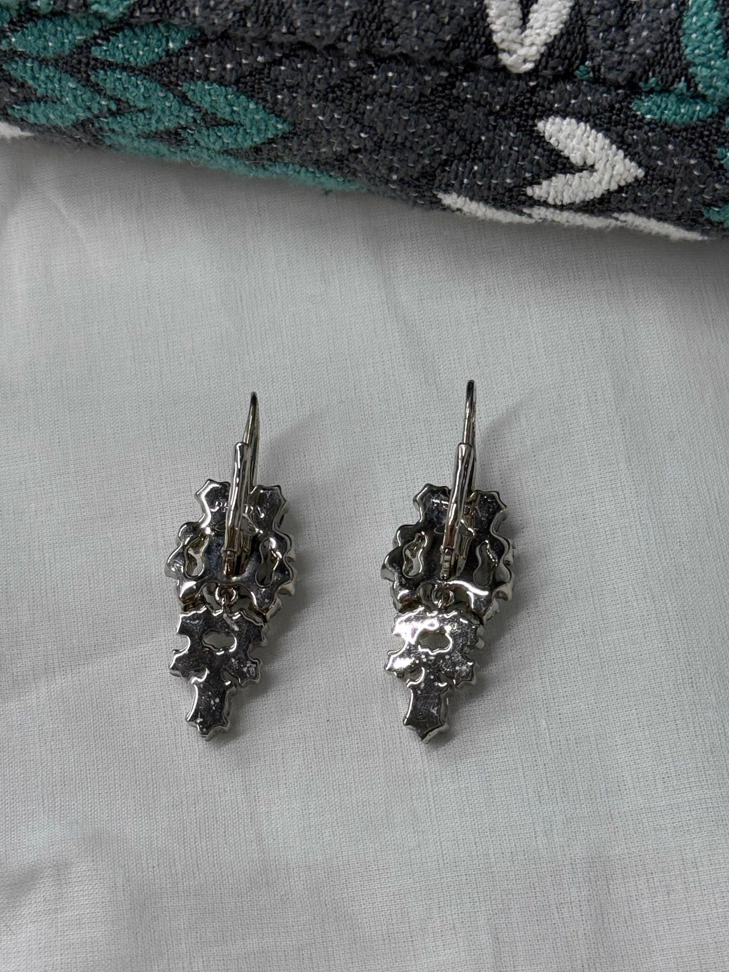 Prada PRADA Emerald Crystal Brooch Earrings New Size ONE SIZE - 6 Thumbnail