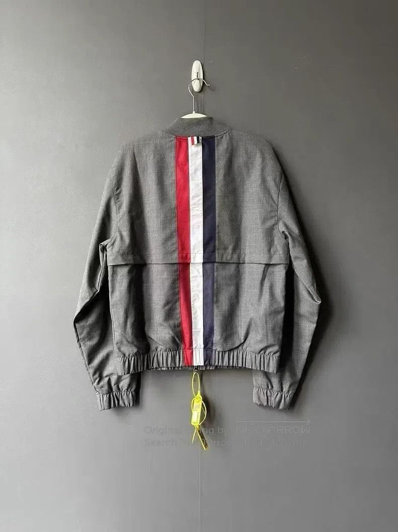 Thom Browne Thom Browne Back Striped Jacket Grey Size US S / EU 44-46 / 1 - 2 Thumbnail
