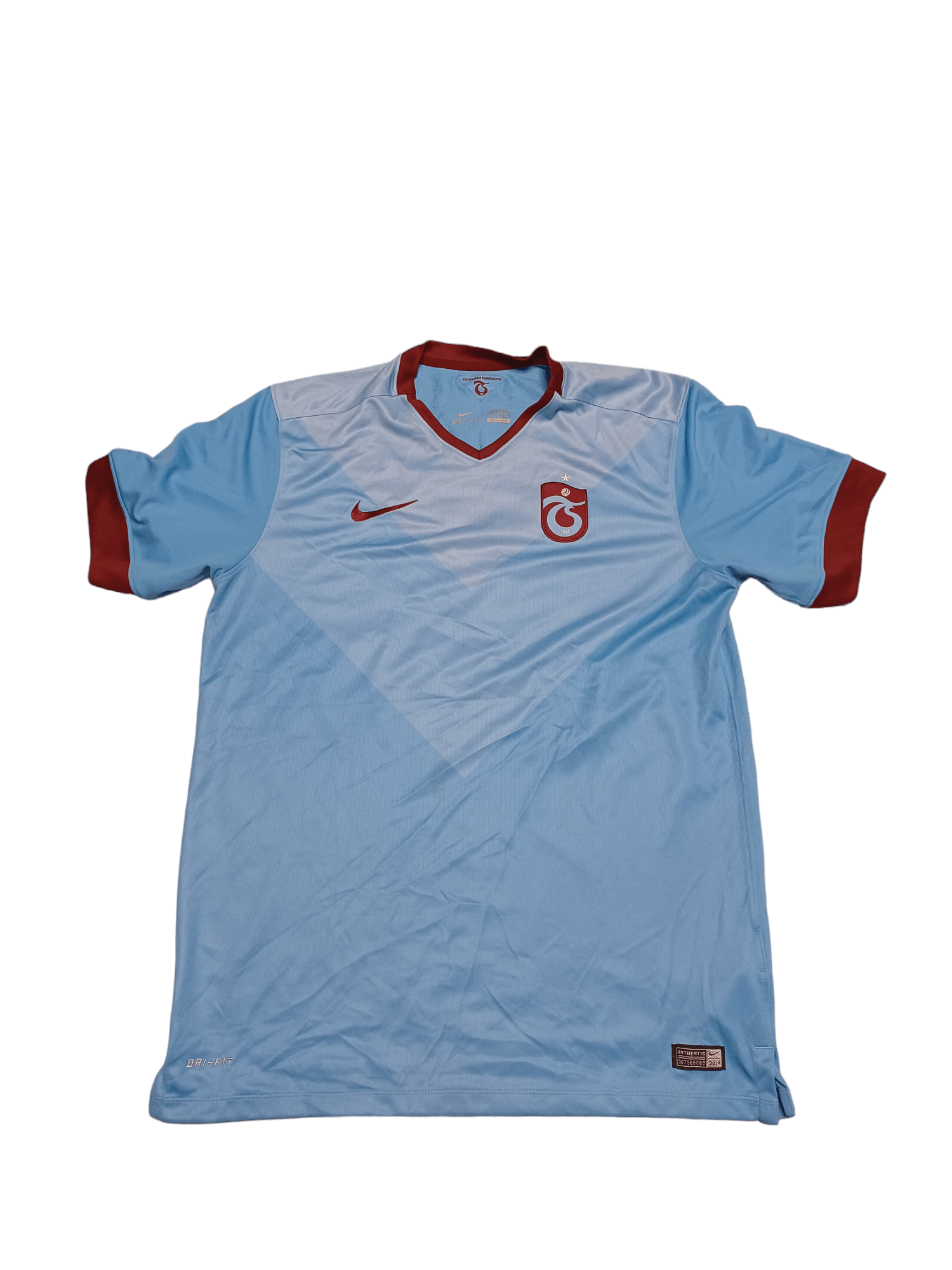Nike OSCAR CARDOZO TRABZONSPOR 2014 VINTAGE NIKE SOCCER JERSEY Size US L / EU 52-54 / 3 - 1 Thumbnail