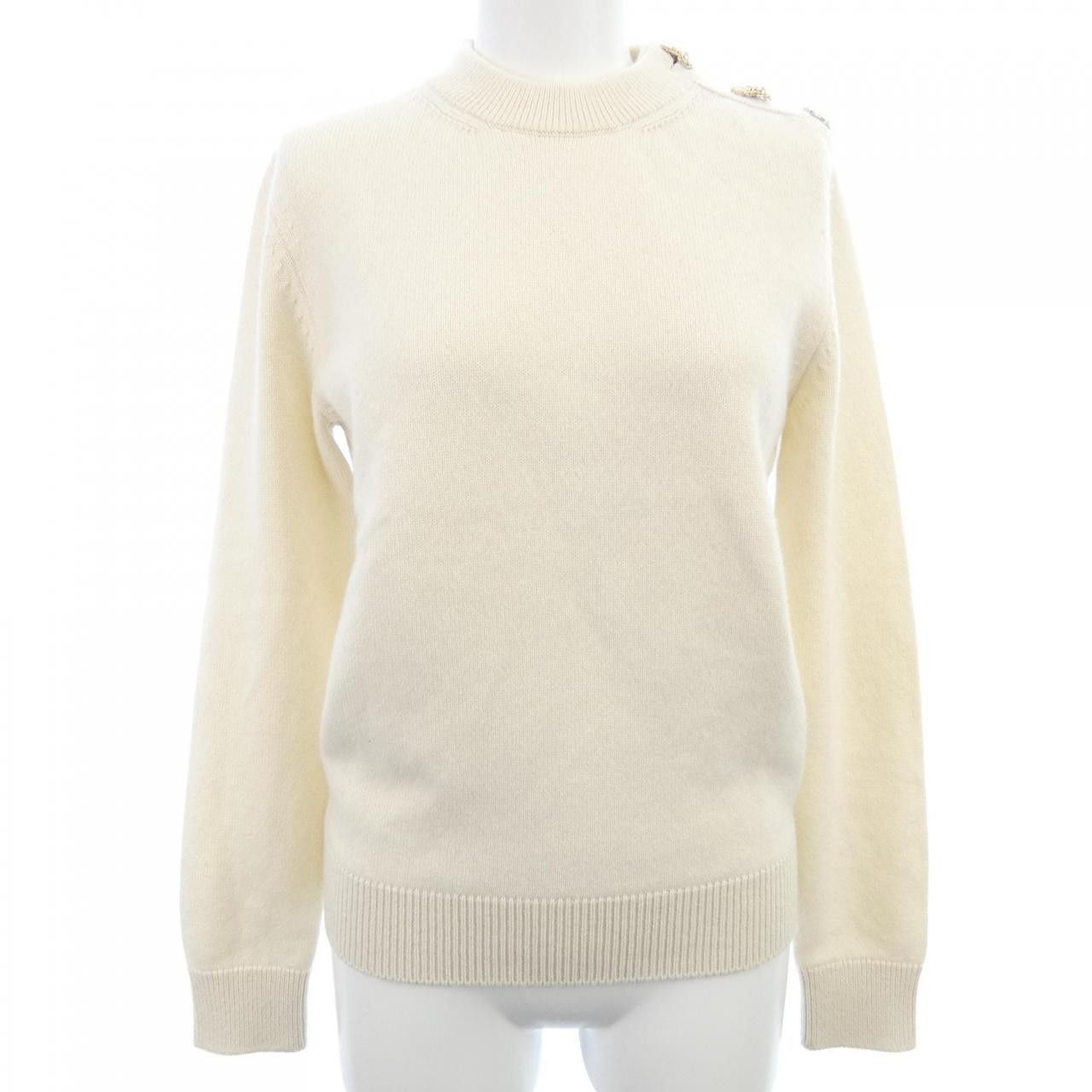 Chanel Chanel Chanel Cashmere Knit Others Tops P65212K60945 DUTY FREE for USA Size ONE SIZE - 1 Thumbnail