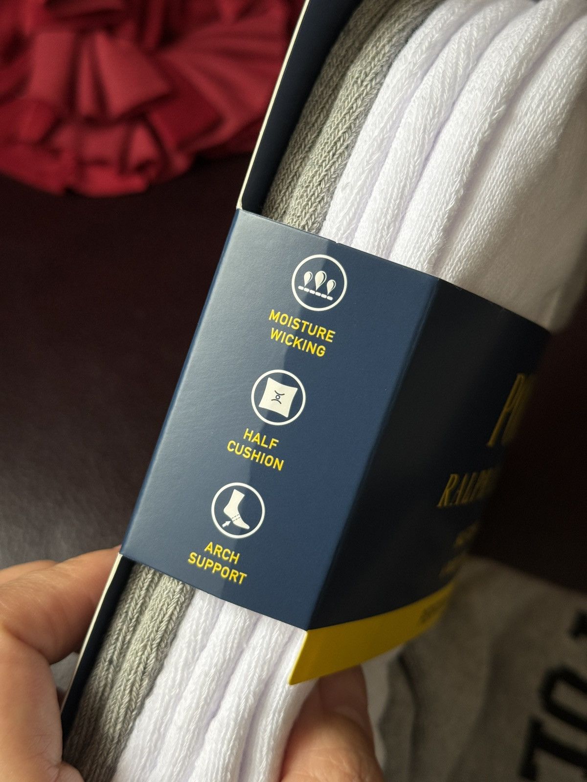 Polo Ralph Lauren Polo by Ralph Lauren Cushioned White Athletic Socks unisex Size ONE SIZE - 3 Thumbnail