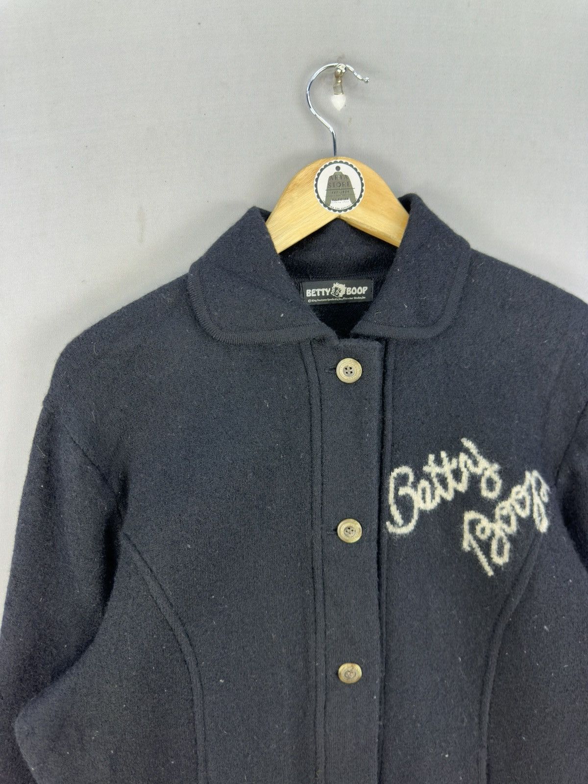 Cartoon Network Vintage Y2K Betty Boop Wool Winter Jacket Size US L / EU 52-54 / 3 - 3 Thumbnail