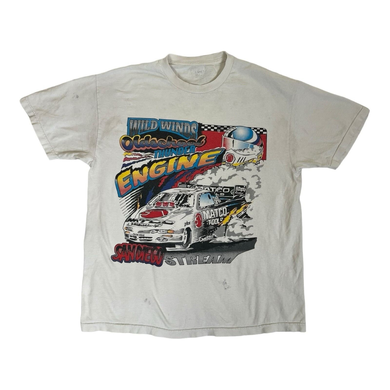 Other Vintage NHRA Drag Race “San Diego Stream” T-Shirt Size XL Ma Size US XL / EU 56 / 4 - 1 Thumbnail