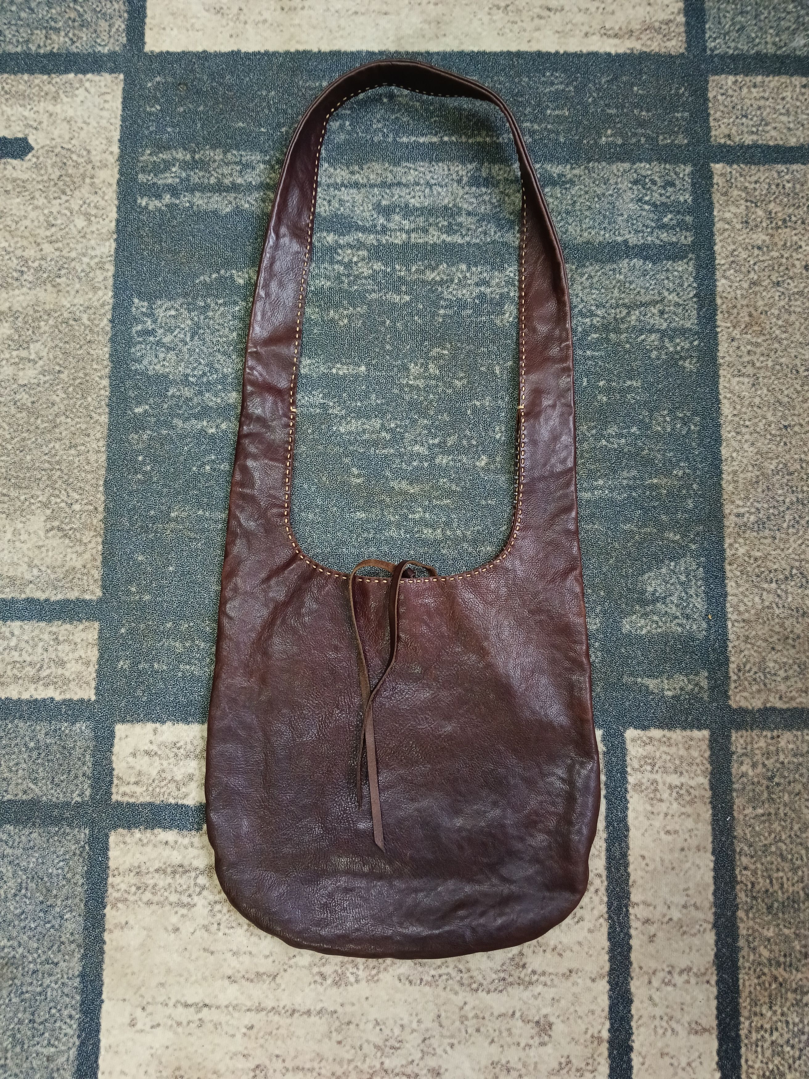 Japanese Brand × Leather INSANE 90🔥GANTEN PATINA LEATHER CROSSBODY Size ONE SIZE - 3 Thumbnail