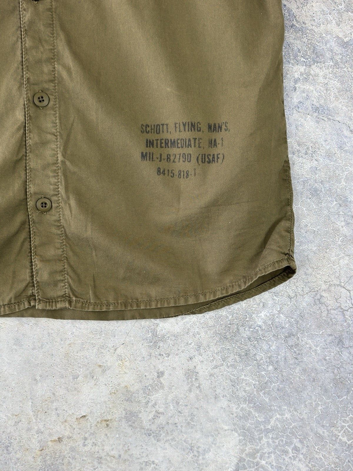 Schott Schott Flyers Intermediate US Air Force Military Shirt Size US L / EU 52-54 / 3 - 9 Thumbnail