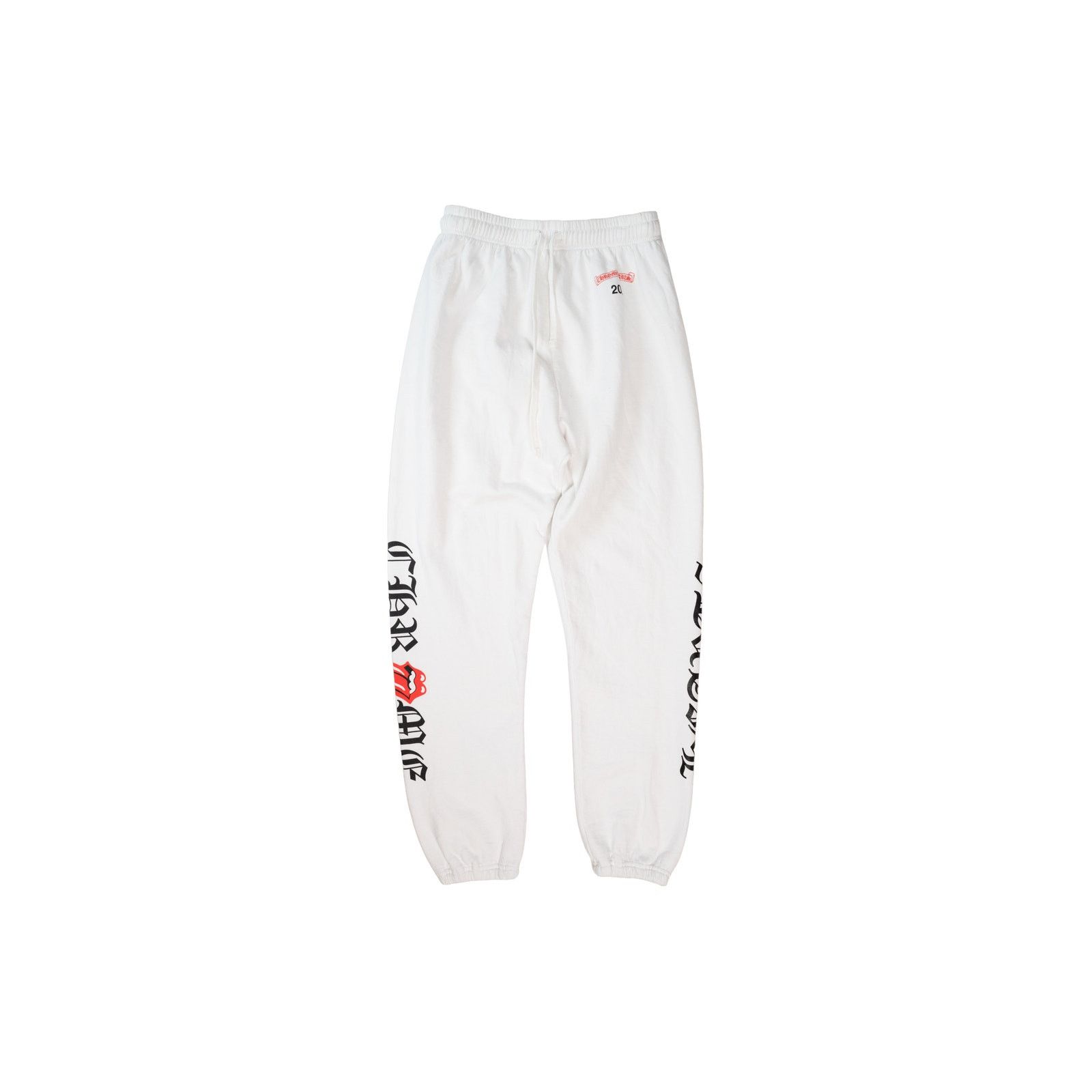 Chrome Hearts White Rolling Stones Logo Sweatpants Size US 36 / EU 52 - 1 Thumbnail