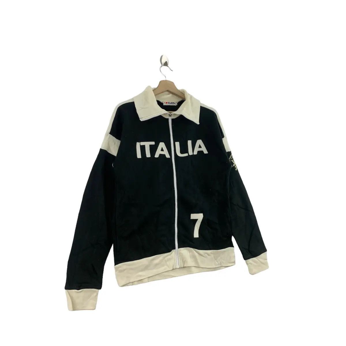 Vintage Vintage LOTTO ITALIA FOOTBALL Italy No 7 Baggio Jacket Size US M / EU 48-50 / 2 - 4 Thumbnail