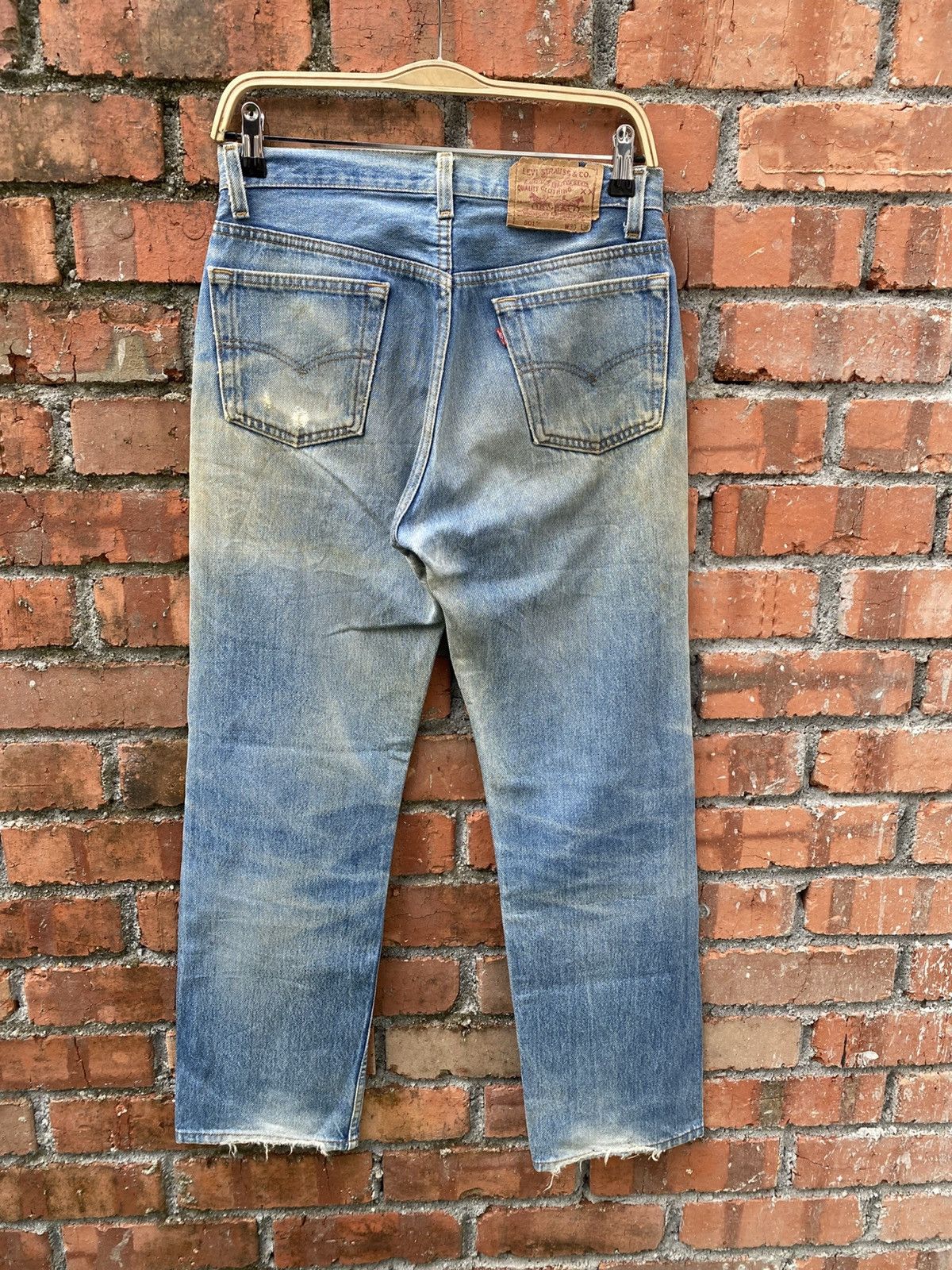 Levi's × Levi's Vintage Clothing × Vintage W29x29 vintage levi's 501xx made in USA distressed grunge Size US 29 - 2 Thumbnail