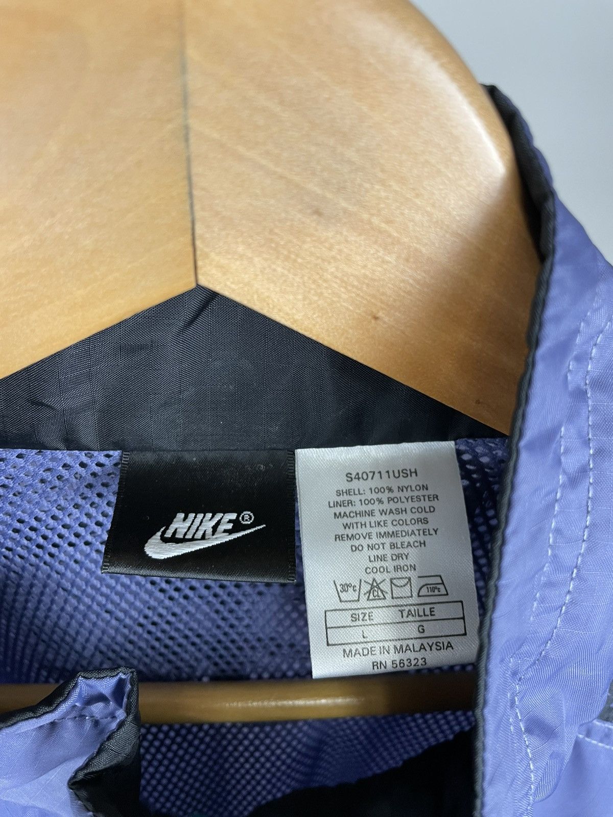 Nike × Vintage Crazy vintage 90’s Nike vintage track top Olympic anorak Size US L / EU 52-54 / 3 - 9 Thumbnail