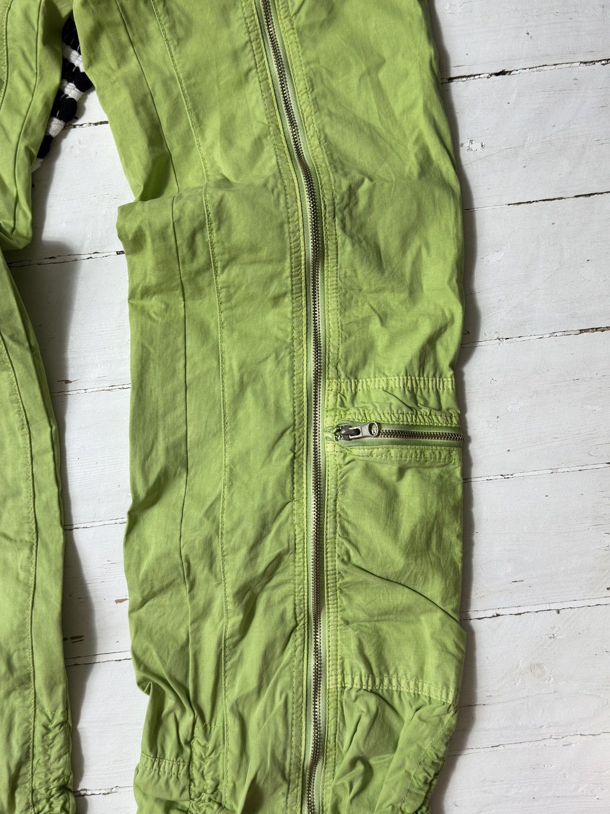Other VINTAGE DOLCE RIBELLA AVANT GARDE GULL ZIPPER PANTS Size 26" / US 2 / IT 38 - 5 Thumbnail