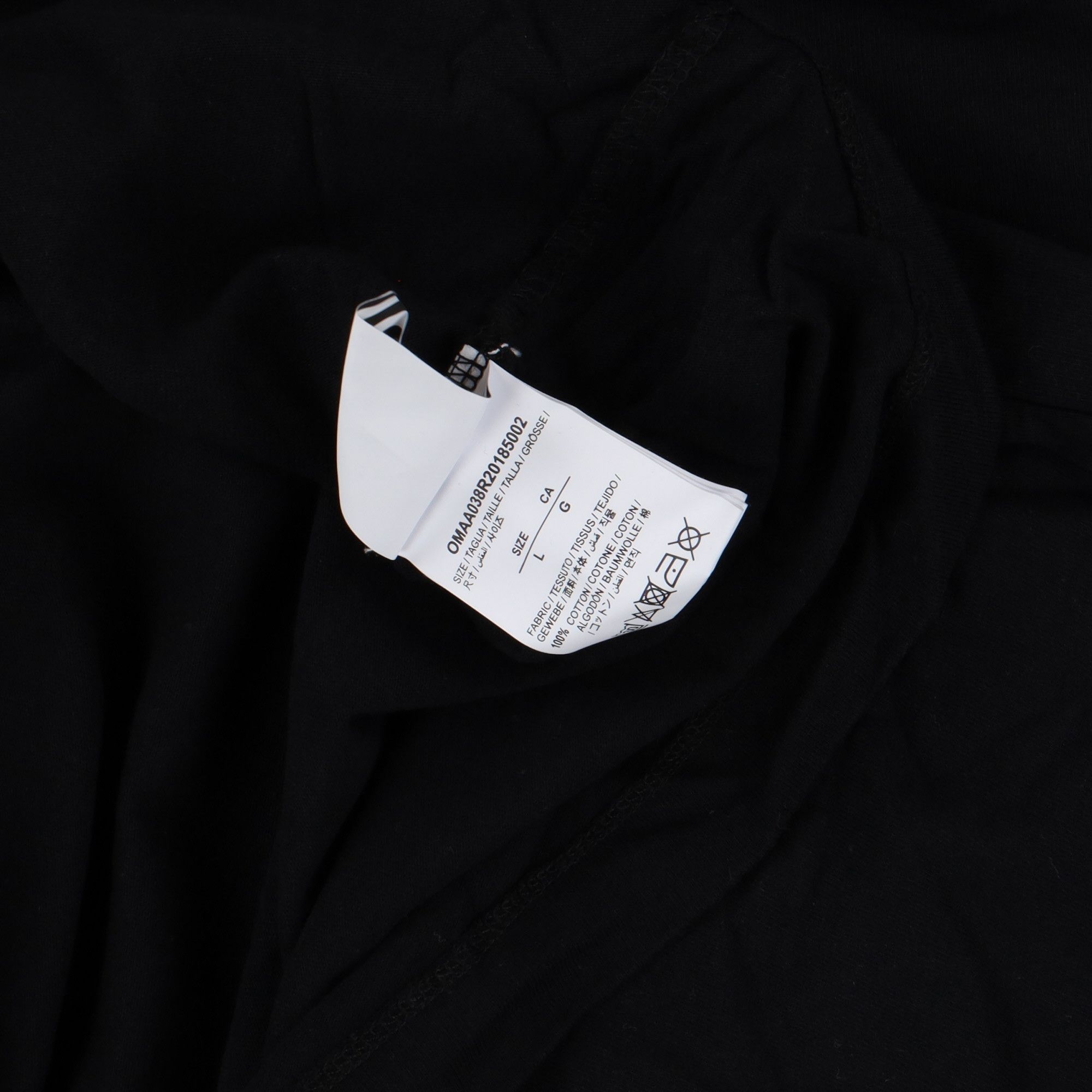Off-White Black Tape Arrows Logo Oversized T-Shirt Size US L / EU 52-54 / 3 - 8 Thumbnail