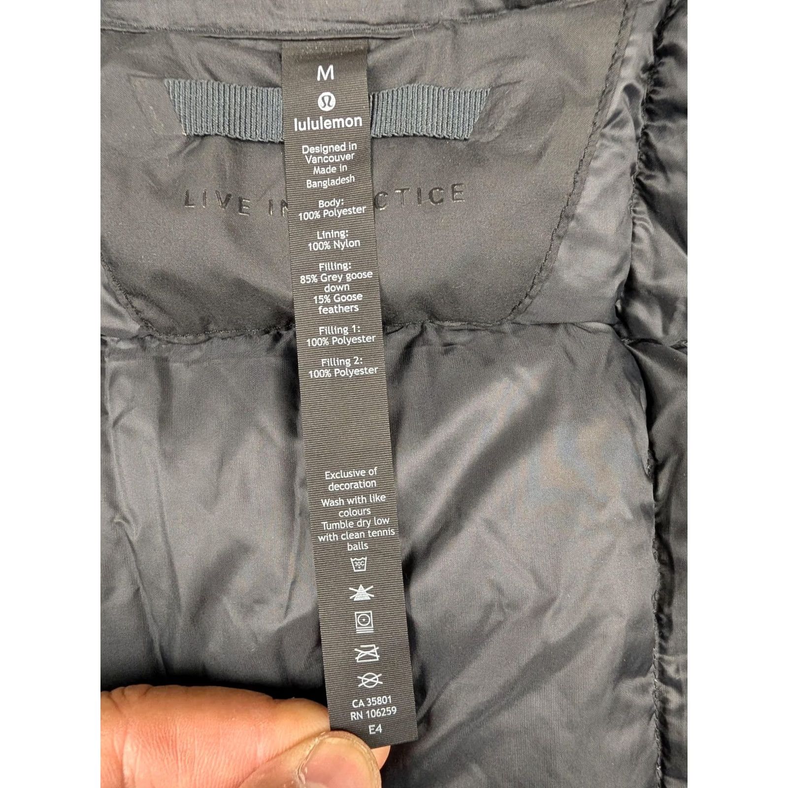 Lululemon Lululemon Jacket Mens M Gray Down Puffer Full Zip Insulated Athletic Jacket Size US M / EU 48-50 / 2 - 7 Thumbnail