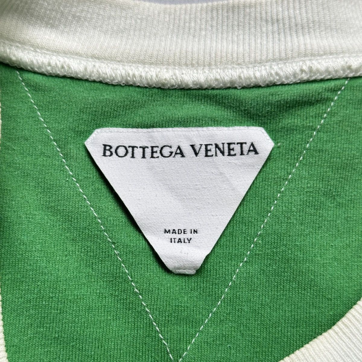 Bottega Veneta Bottega Veneta - SS/22 Double Layer Heavy Cotton Tshirt Size US L / EU 52-54 / 3 - 6 Thumbnail