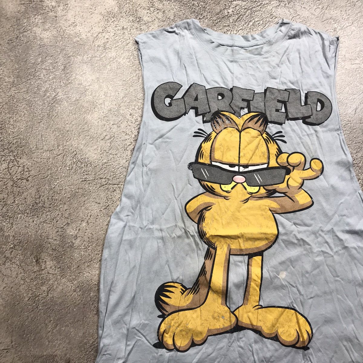 Japanese Brand VINTAGE ADULT GARFIELD FLEX CAT FUNNY TEE Y2K 90s Size US L / EU 52-54 / 3 - 2 Thumbnail