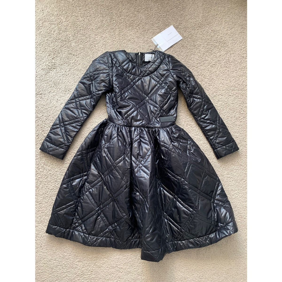 Other LUXTON BLACK QUILTED PUFFER MID DRESS Size M / US 6-8 / IT 42-44 - 9 Thumbnail