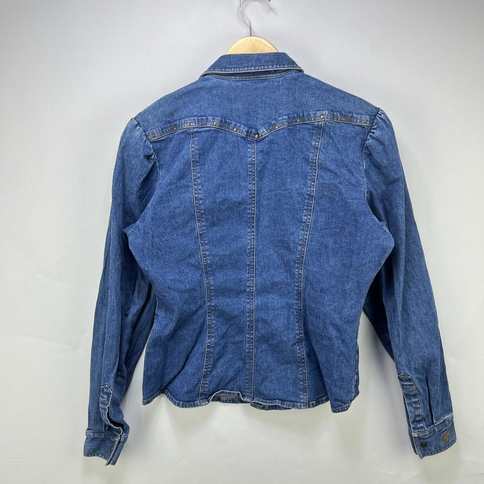 Polo Ralph Lauren Vintage Ralph Lauren Denim Jacket Womens Large Western Snap Size L / US 10 / IT 46 - 6 Thumbnail