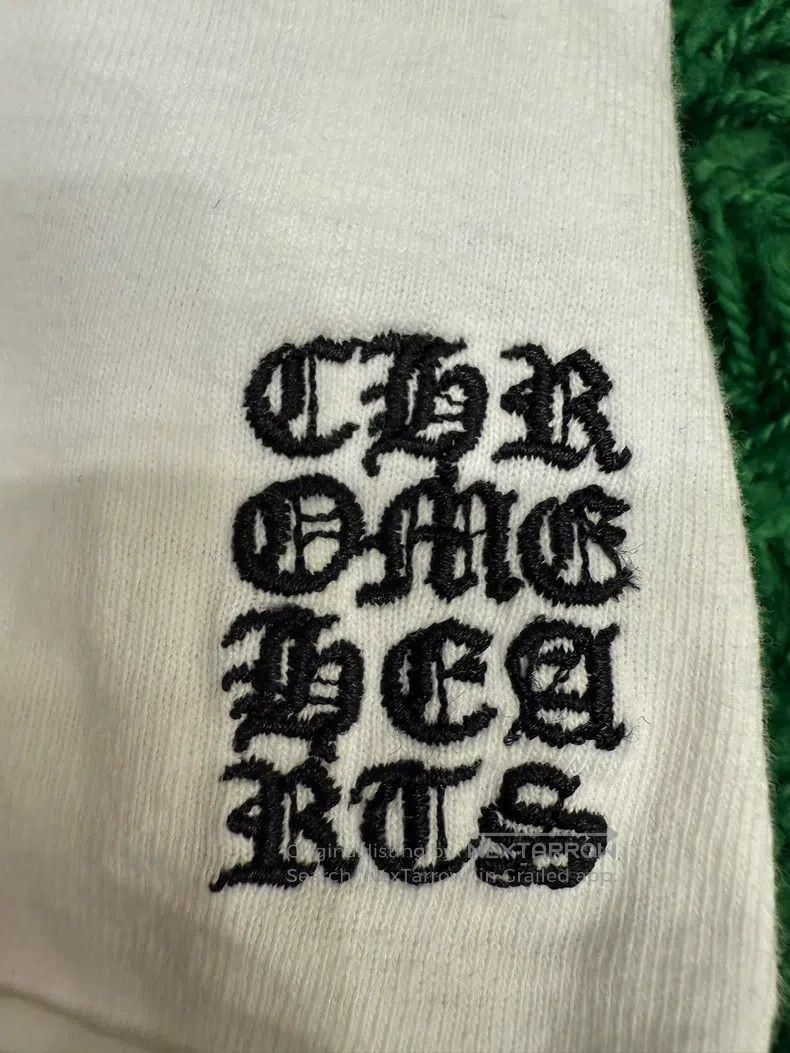 Chrome Hearts CHROME HEARTS Size M White embroidered short tee Size US M / EU 48-50 / 2 - 2 Thumbnail
