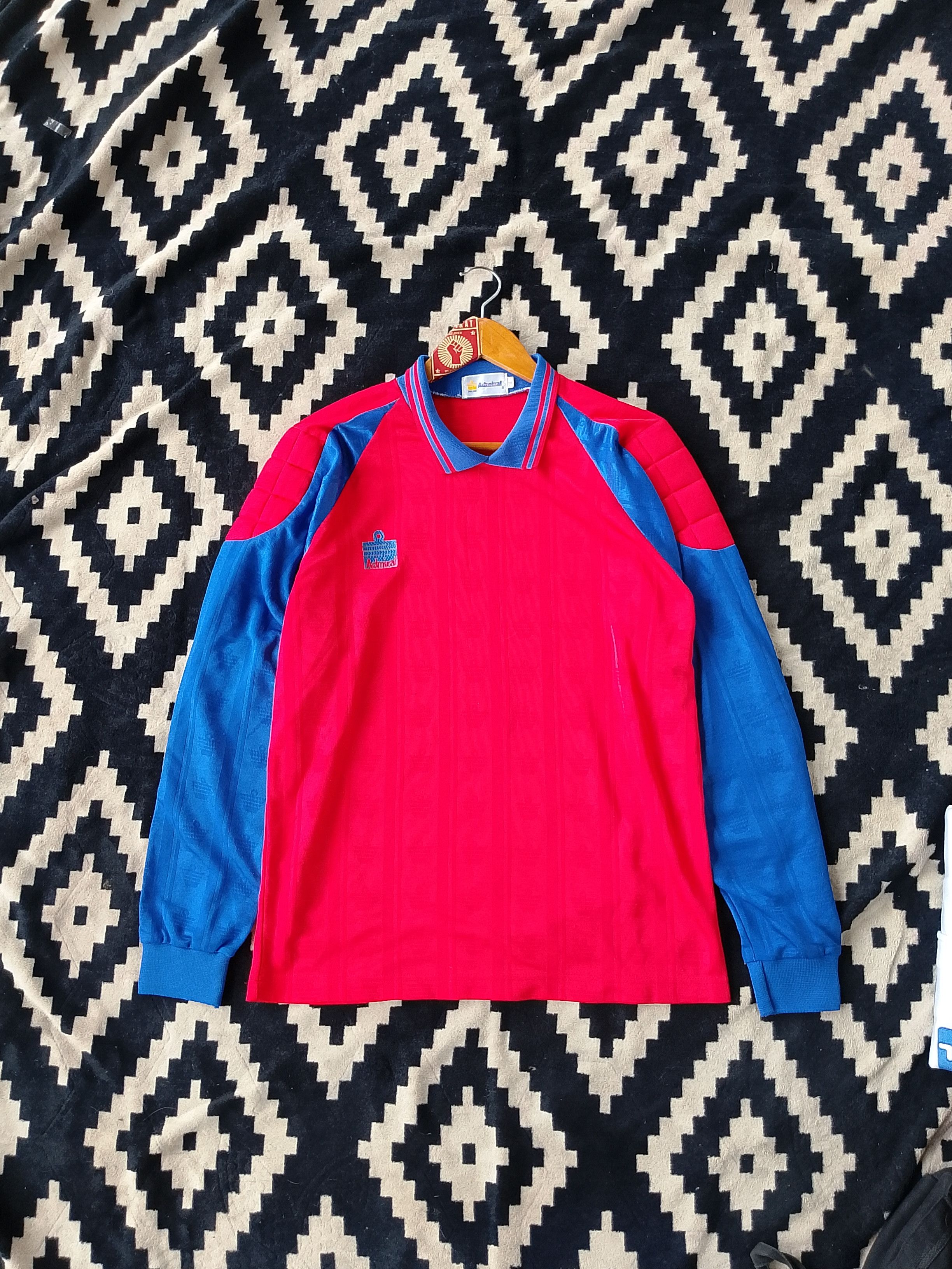 Other Retro Archive Admiral Sportswear L/S Soccer Jersey 1980s Size US L / EU 52-54 / 3 - 3 Thumbnail