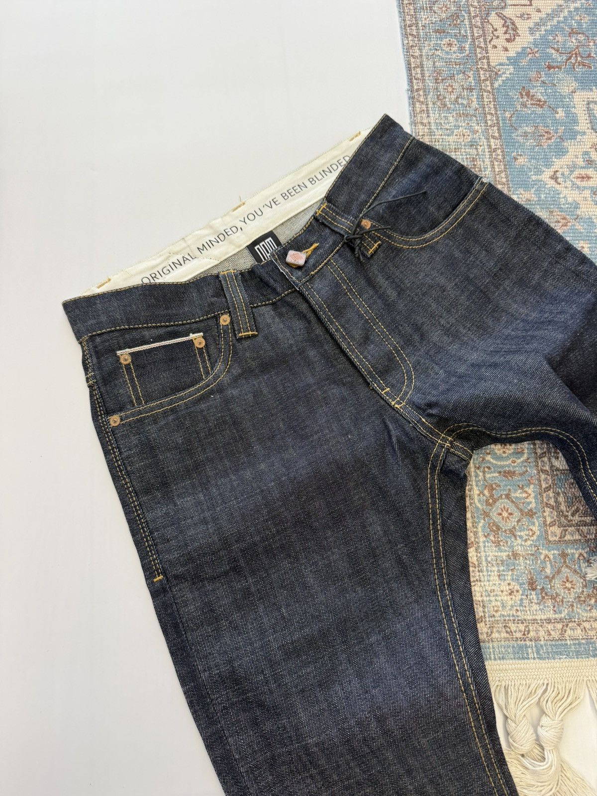 Unkut Unkut OPM New Selvedge Japanese 🇯🇵 Denim Jeans Size US 30 / EU 46 - 7 Thumbnail