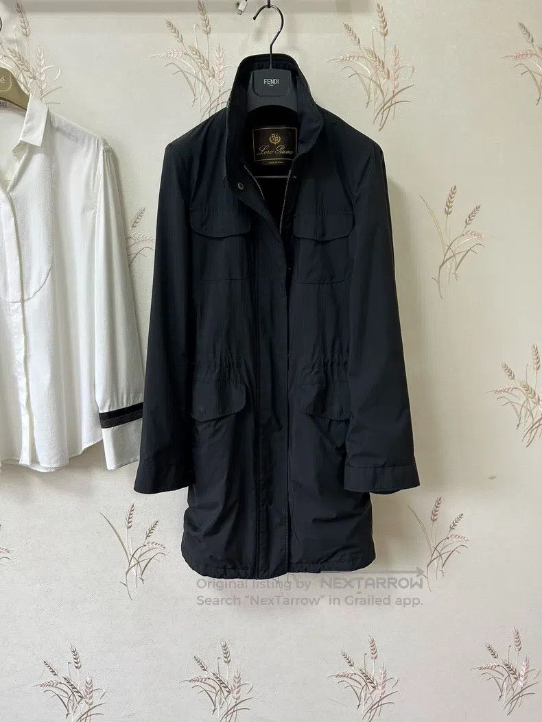 Loro Piana Loro Piana Classic black hooded cashmere traveller mid-len Size S / US 4 / IT 40 - 2 Thumbnail