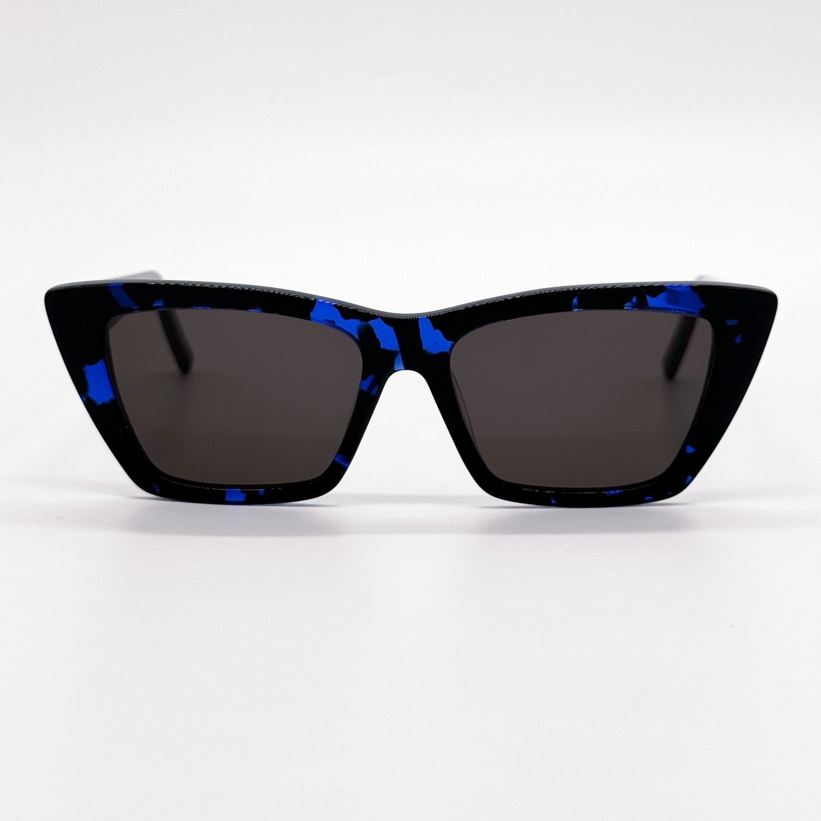Saint Laurent Paris NEW SAINT LAURENT SL 276 MICA 009 CAT EYE BLACK BLUE GREY WO Size ONE SIZE - 3 Thumbnail