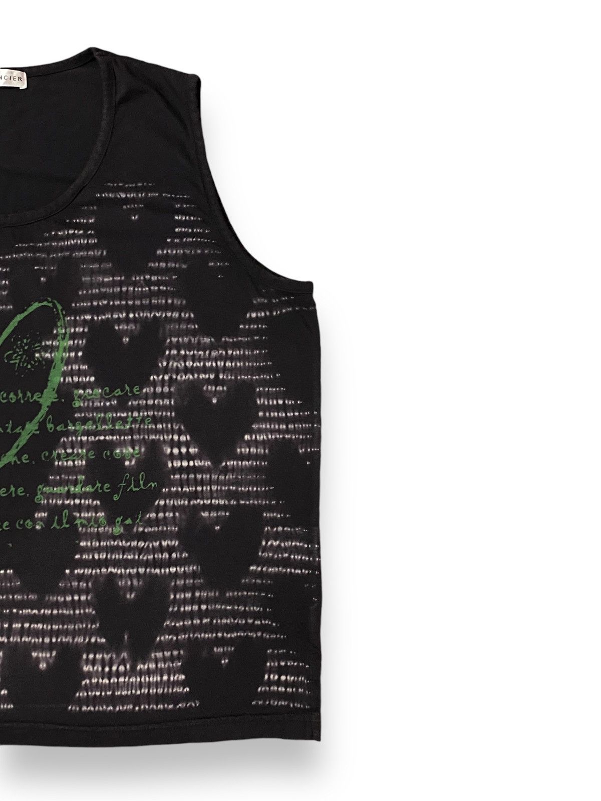Japanese Brand JAPAN FINANCIER POEM HEART FULL PRINT SLEEVELESS Size US M / EU 48-50 / 2 - 4 Thumbnail