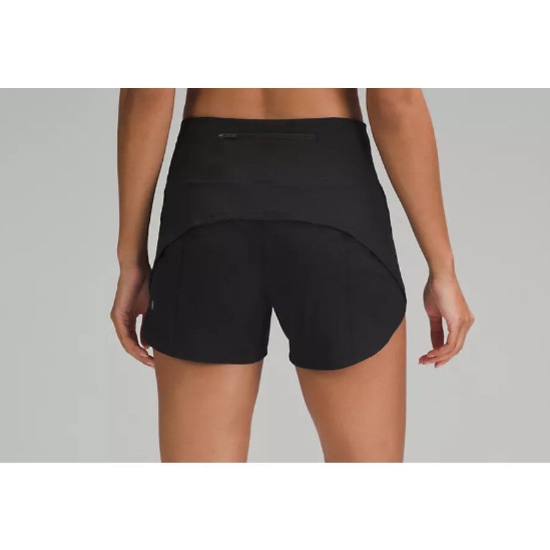 Lululemon Lululemon Speed Up High-Rise Lined Short 4" in Black SZ 10 Size 32" / US 10 / IT 46 - 1 Thumbnail