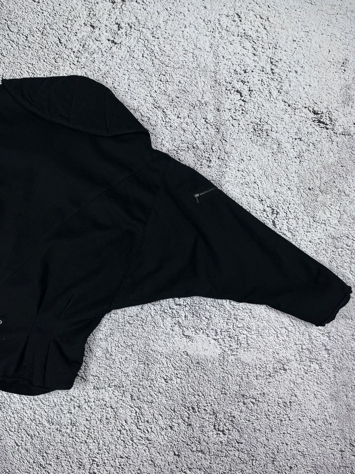 Japanese Brand Vintage Italian Wool Avant-Garde Jacket Oversized Collar Size S / US 4 / IT 40 - 14 Thumbnail