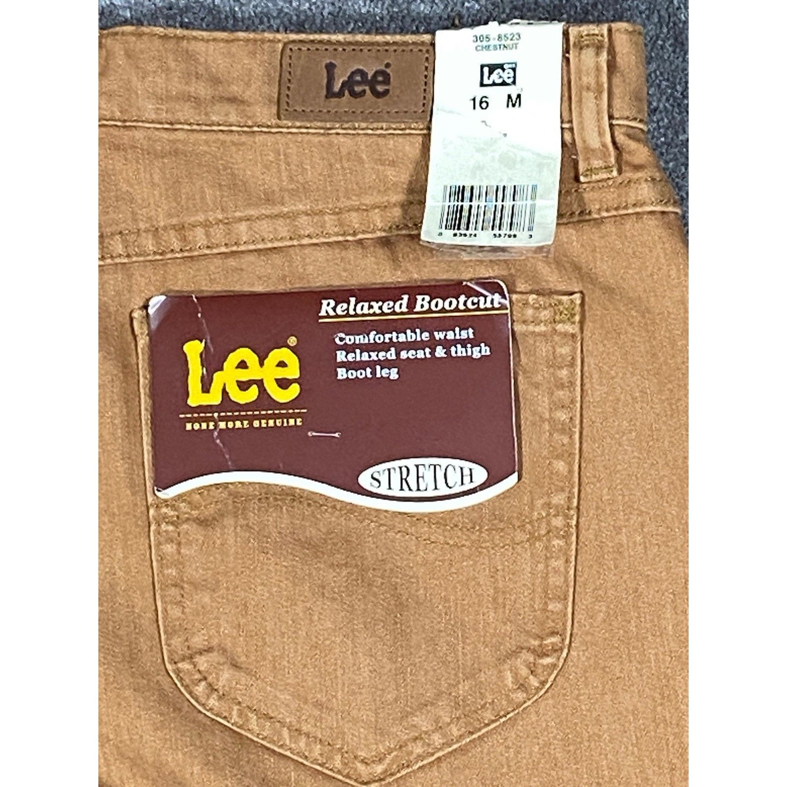 Lee Lee Vintage Women’s Size 16 M Relaxed Boot Cut Stretch Jeans Size 32" / US 10 / IT 46 - 7 Thumbnail