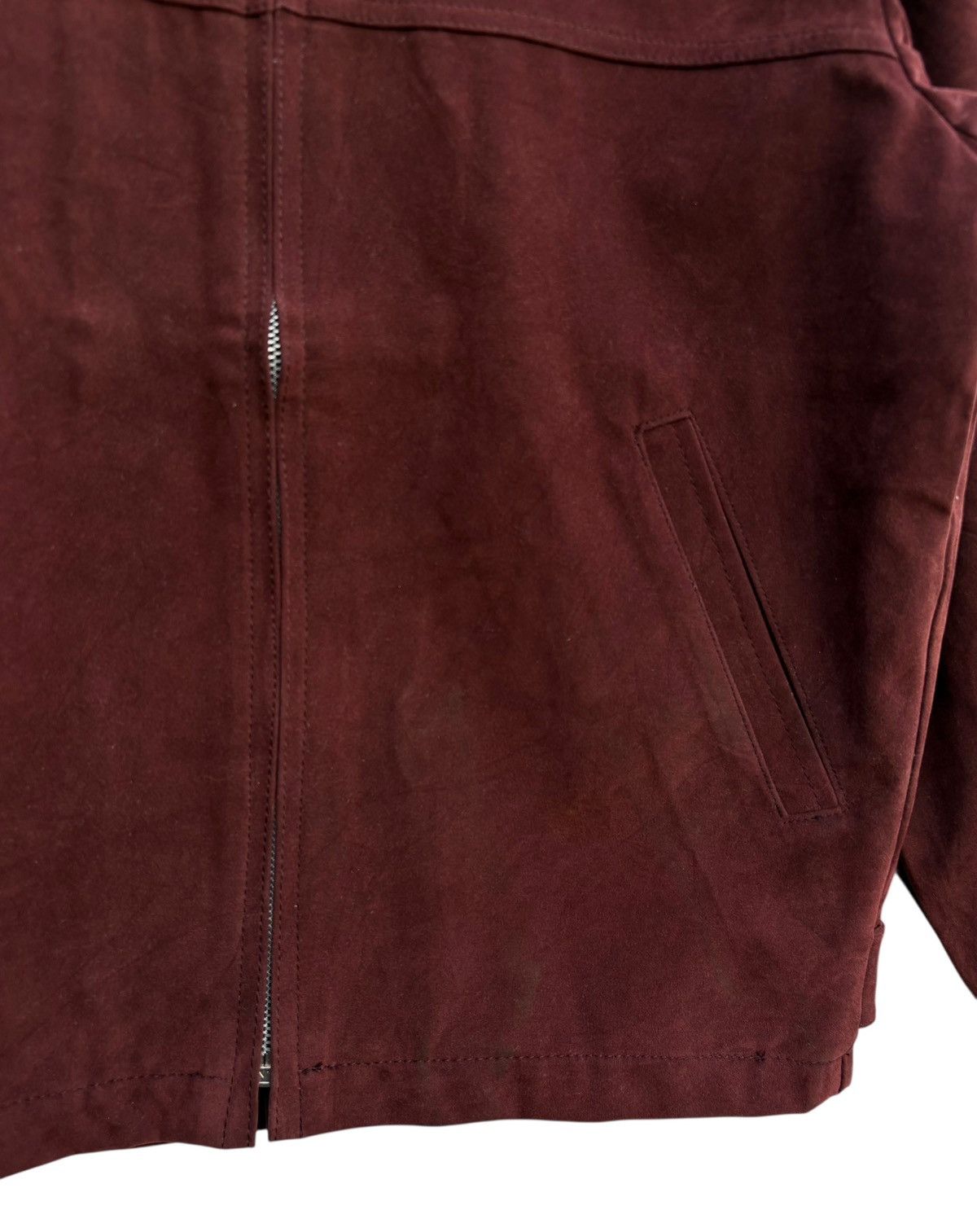 Japanese Brand Setalon Japan Suede Leather Jacket Tartan Lining Size US M / EU 48-50 / 2 - 9 Thumbnail