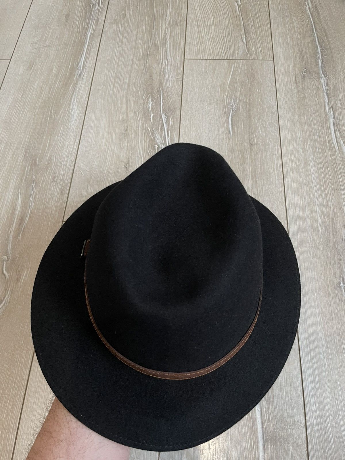 Borsalino Borsalino Alessandria 1857 Black Hat Size US8 UK 7 7/8 Size ONE SIZE - 5 Thumbnail